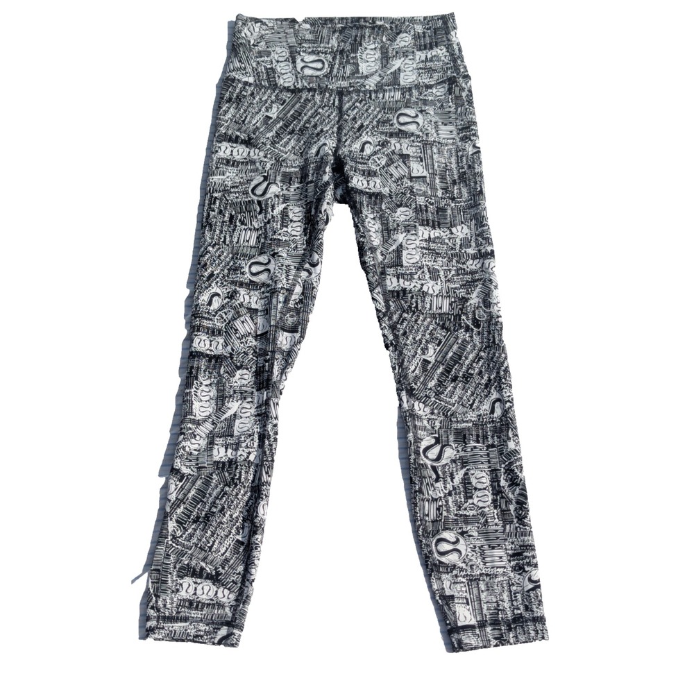 Lululemon Wunder Train High Rise Tight Leggings Women's‎ Size 6 Black Gym Yoga